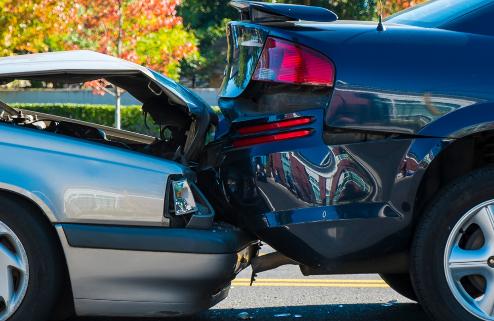 Injuries suffered in a rear-end accident
