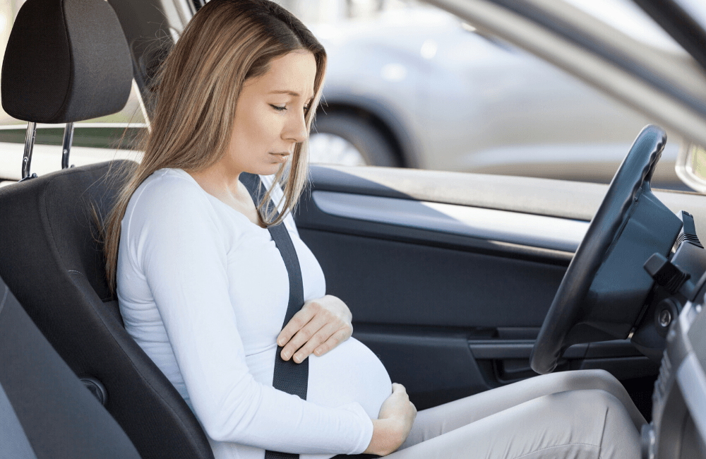 Does pregnancy affect the financial liability in an auto accident?