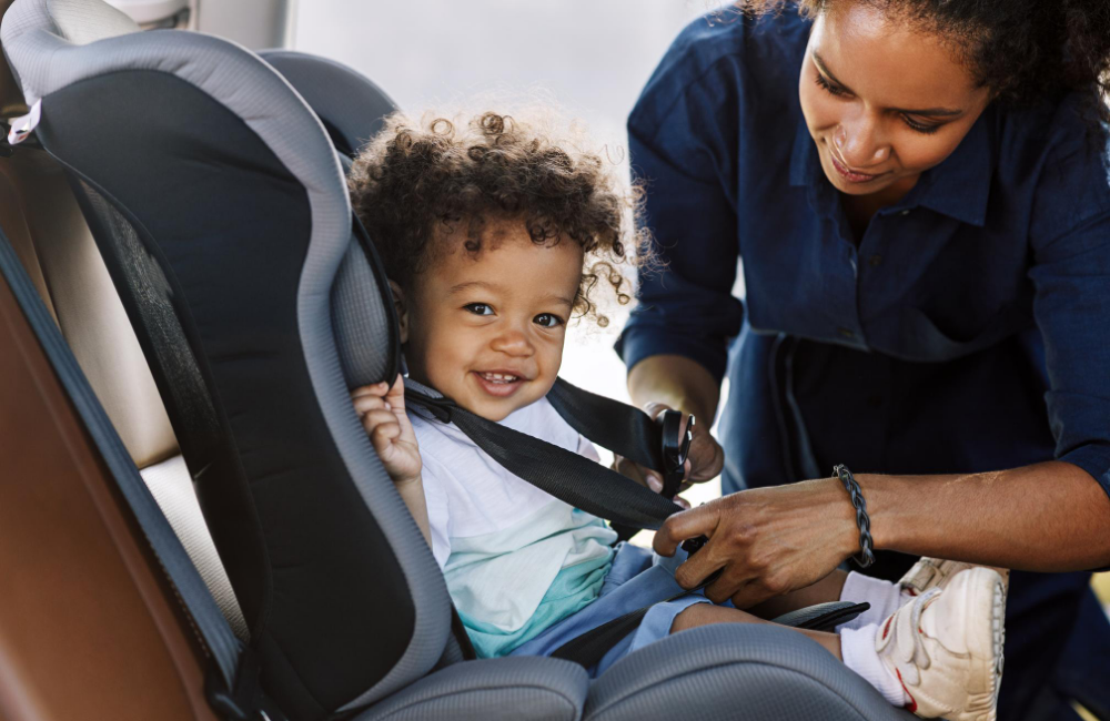 What needs to happen to a child’s seat after a car accident?