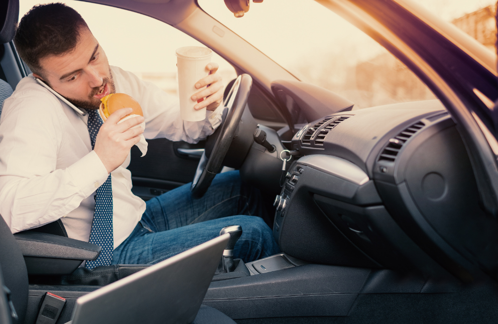 Florida distracted driving accidents: cell phones are not the only problem.