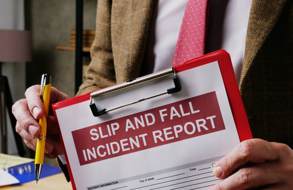 What to do after a slip and fall accident in South Florida - slip and fall accident report