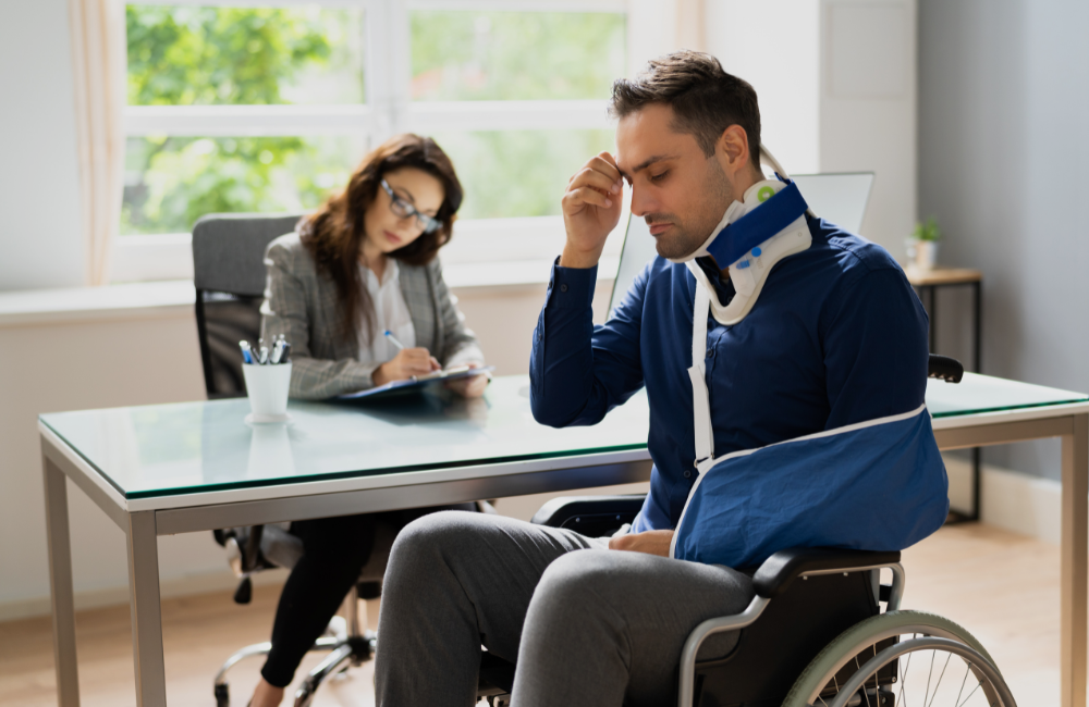 Man in wheelchair - Can Emotional Distress Be Considered a Personal Injury in Florida